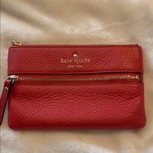 Red Kate Spade Wallet